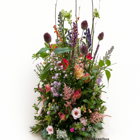 Rouwbloemstuk Vlindertuin