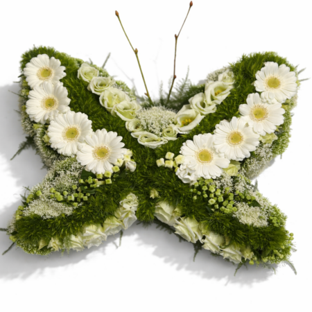 Bloemenvlinder White Memory